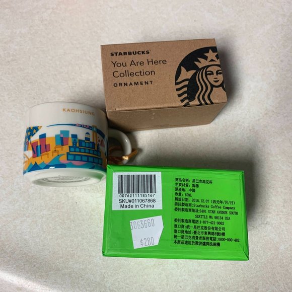 Starbucks You Are Here Ornament -- Kaohsiung - Picture 5 of 5